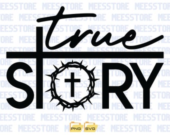 True Story SVG PNG, Krippenszene SVG, True Story Krippe SVG, Jesus Geburtsdatei, Christus Zeichen, Religiöses Weihnachtsgeschenk, Freude der Welt