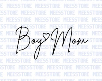 Boy Mom PNG, Mom Life Sublimation, Motherhood Digital Download, Handwritten Script PNG, Mom Shirt Design