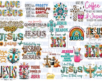 Christian Png Bundle, Christian Png, Bible Verse Png, Jesus Png, God Faith Believe Png, Christian Quotes, Religious Png, Sublimation Design