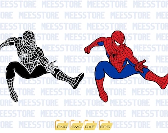 Spiderman Svg,Spiderman PNG,Digital downloads,Spiderman clipart,Superhero Svg Png,T-shirt,cutfiles,clippar,for cricut,Birthday svg,Baby svg