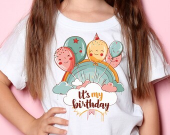 It's My Birthday PNG, Birthday PNG, Birthday Saying, Birthday Party, Shirt PNG, Instant Download, Birthday Clipart, Sublimation Design png