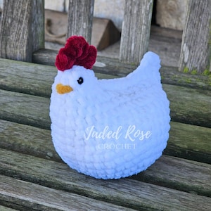 Crochet Pattern- MEDIUM Plush Country Chicken