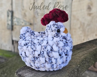 Crochet Pattern- SMALL Plush Country Chicken, mini chicken