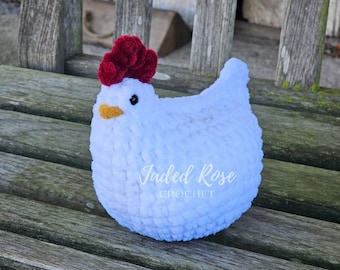 Crochet Pattern- MEDIUM Plush Country Chicken