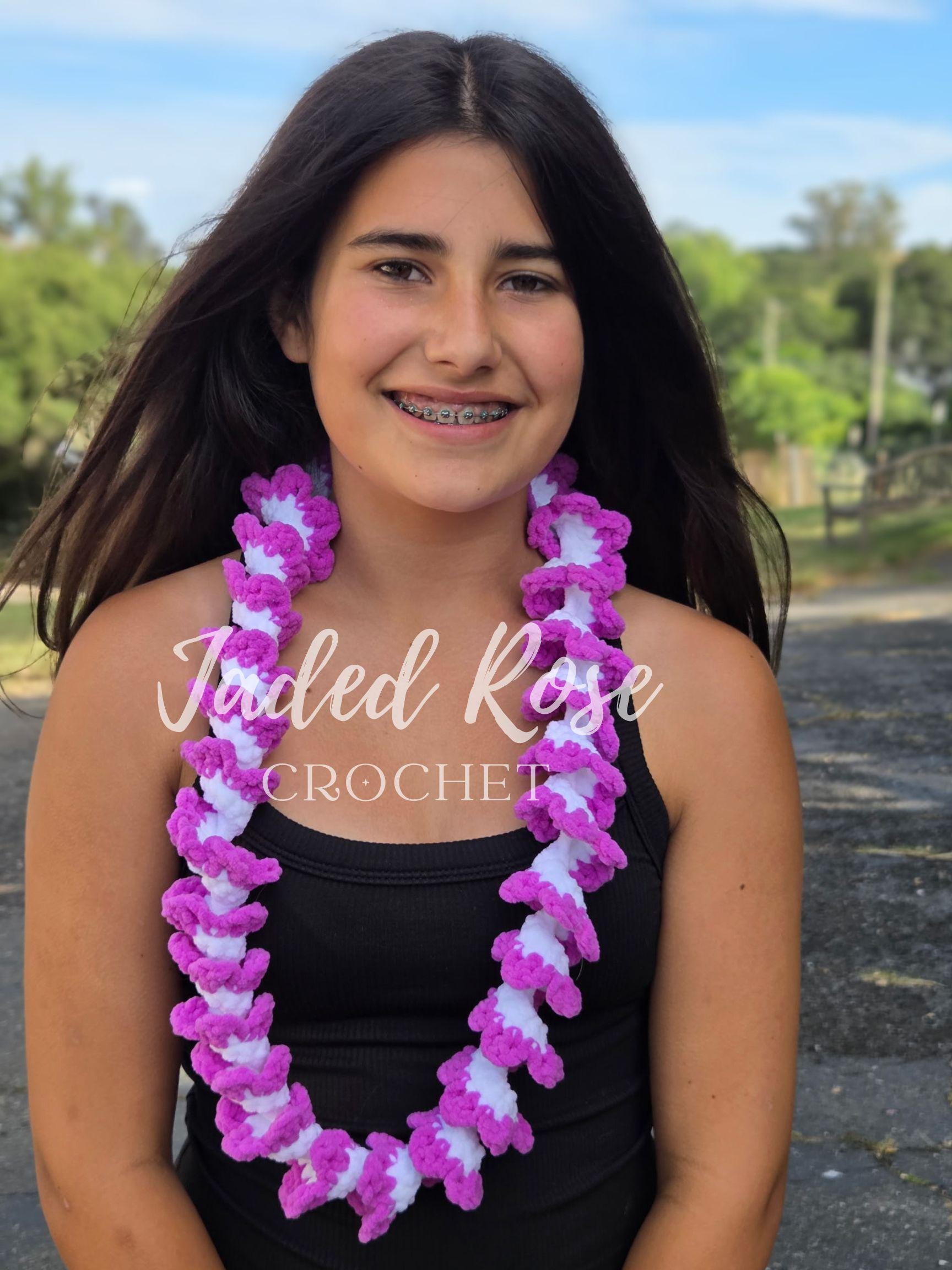 21 Orchid Crochet Patterns to Stitch Elegant Blooms for Home Decor and Gifts 3 Crochet Pattern- Orchid lei