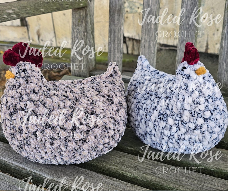 Crochet Pattern Original Plush Country Chicken 画像 4