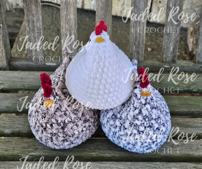 Crochet Pattern Original Plush Country Chicken 画像 2