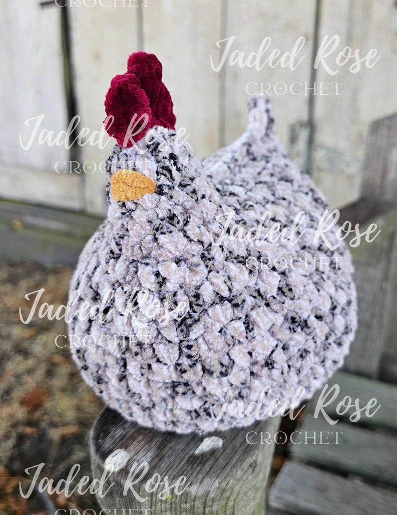 Crochet Pattern Original Plush Country Chicken 画像 6