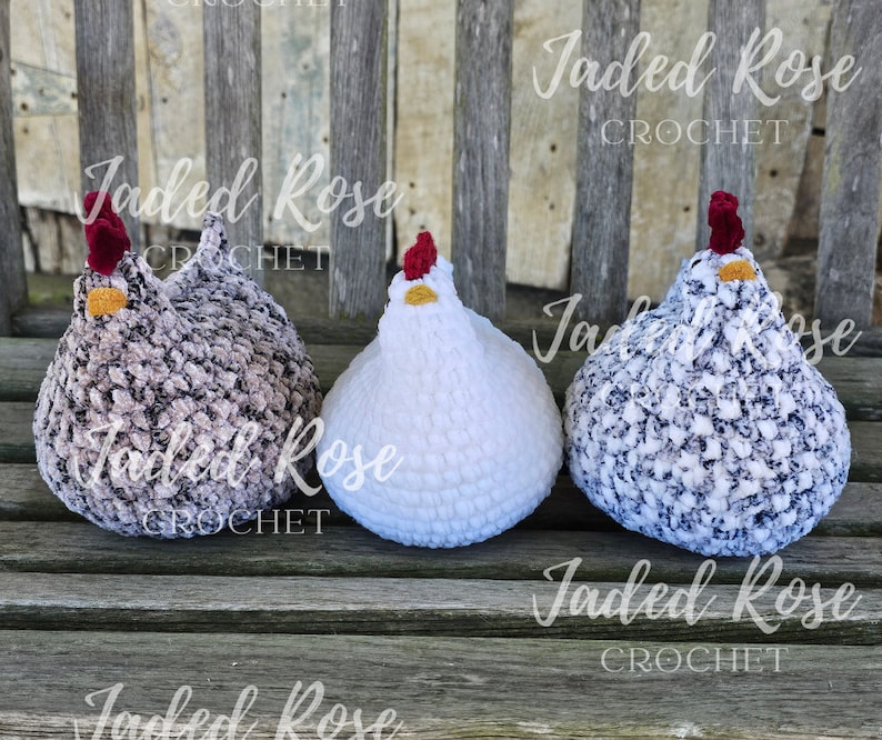 Crochet Pattern Original Plush Country Chicken 画像 3