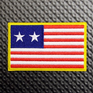 Premium Embroidered Civil War Western States Forces Flag Morale Patch WF