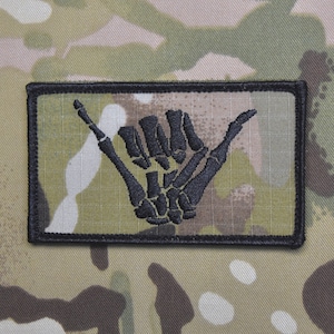 Multicam Bone Shaka Morale Patch