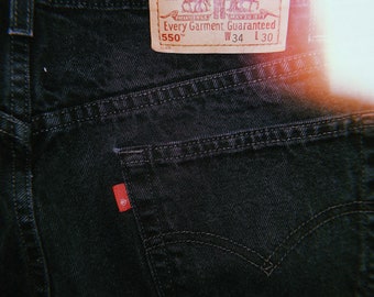 Vintage Levi Strauss Black Denim