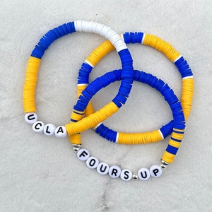 UCLA-Armbänder | 3er-Set | Universitätsarmbänder | UCLA Bruins | Sportarmbänder