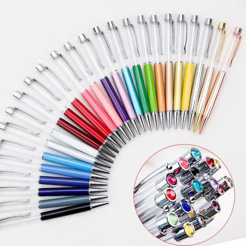 Option 1: Jewel-topped pen