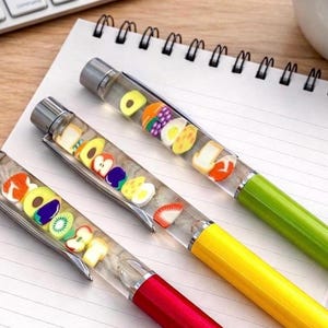 Dietitian Gift • Dietitian Floaty Pen • Nutritionist Gift • Healthy Food Pen • Nutrition Pen • RD Gift • Registered Dietitian Stationery image 3