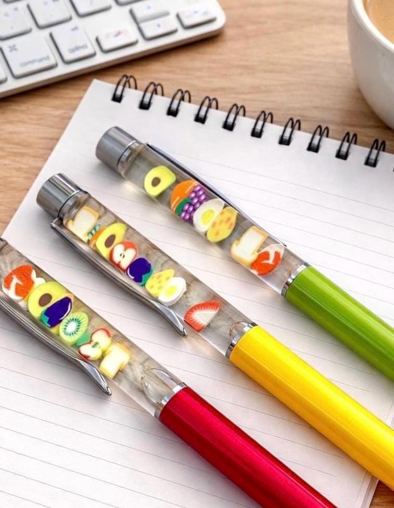 Dietitian Gift • Dietitian Floaty Pen • Nutritionist Gift • Healthy Food Pen • Nutrition Pen • RD Gift • Registered Dietitian Stationery image 3