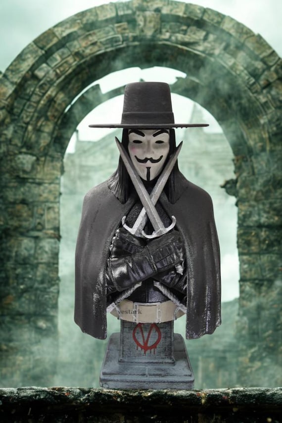 V for Vendetta Collectible Figure 15cm - Unique Movie Memorabilia