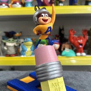 Figura de hormiga atómica de 20 cm, hecha a mano, impresa en 3D, coleccionable, regalo encantador para fiestas infantiles o entusiastas de los dibujos animados