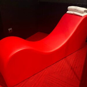 Love chaise loungebank voor koppels Divan de l'amour rood afbeelding 4