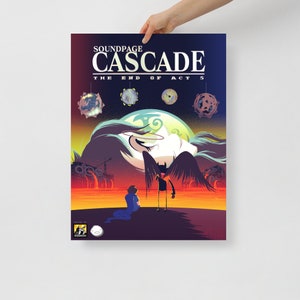 Homestuck Print - Cartel de parodia impreso del final del Acto 5 - [S]: Cascade