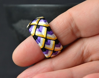 Nonbinary ring, Japanese yubinuki thimble, Non binary wedding gift