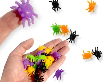 Sticky Spiders Crawling on the Surface 20 Pcs Crawlers Wall Walkers