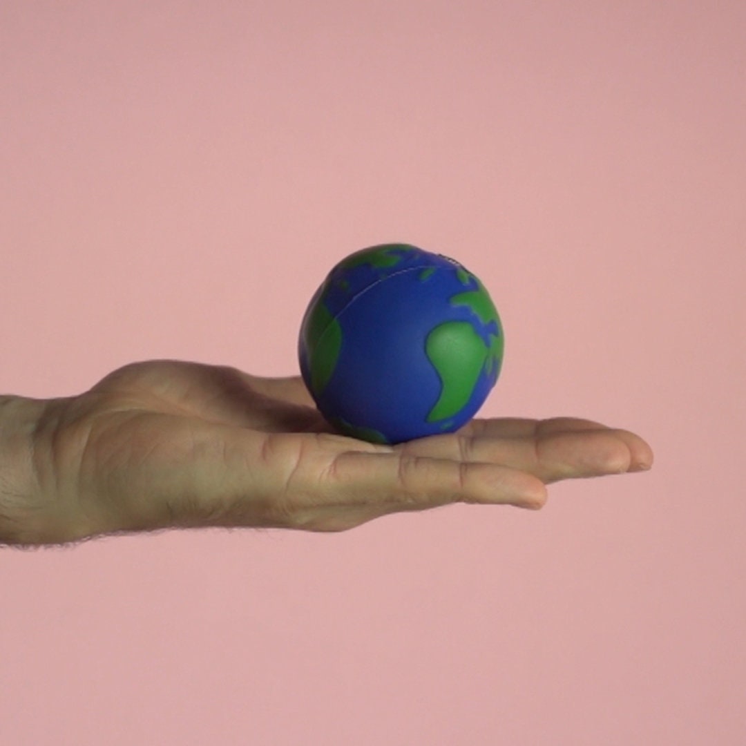 Balle anti-stress Globe Earth pour les voyageurs -  France