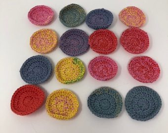 Crochet reusable make-up wipe