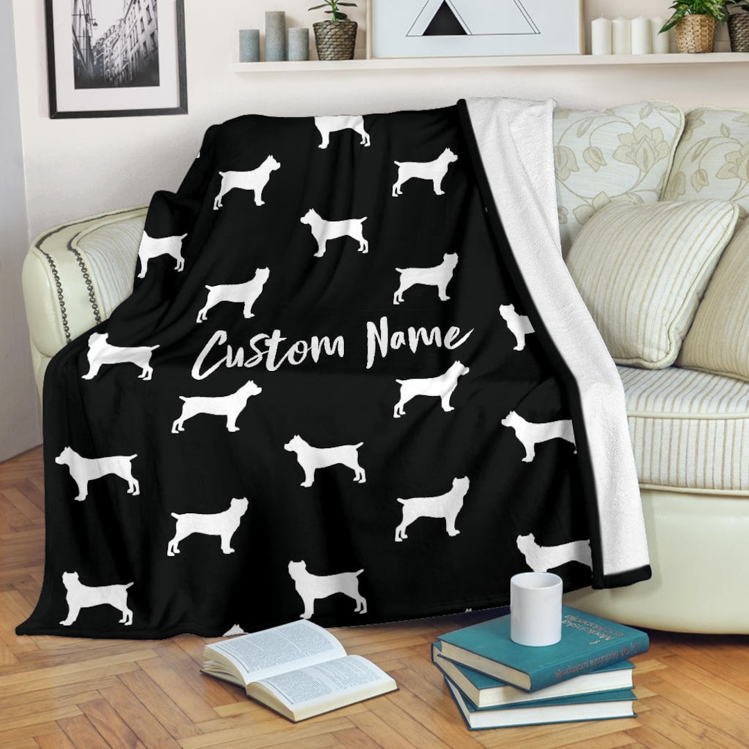 Cane Corso Dog Mom Dad Dog Owner Blanket Throw Blanket Fleece Dad Adult Kid Blanket Gifts Her