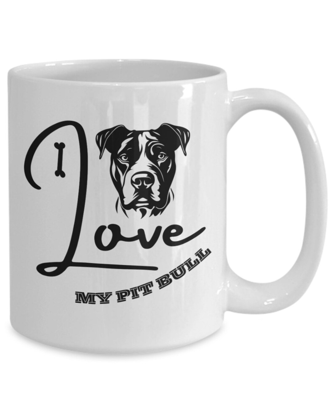 Pit Bull Mug Pit Bull Gifts Pitbull Mug Dog Mug Cute Dog Etsy