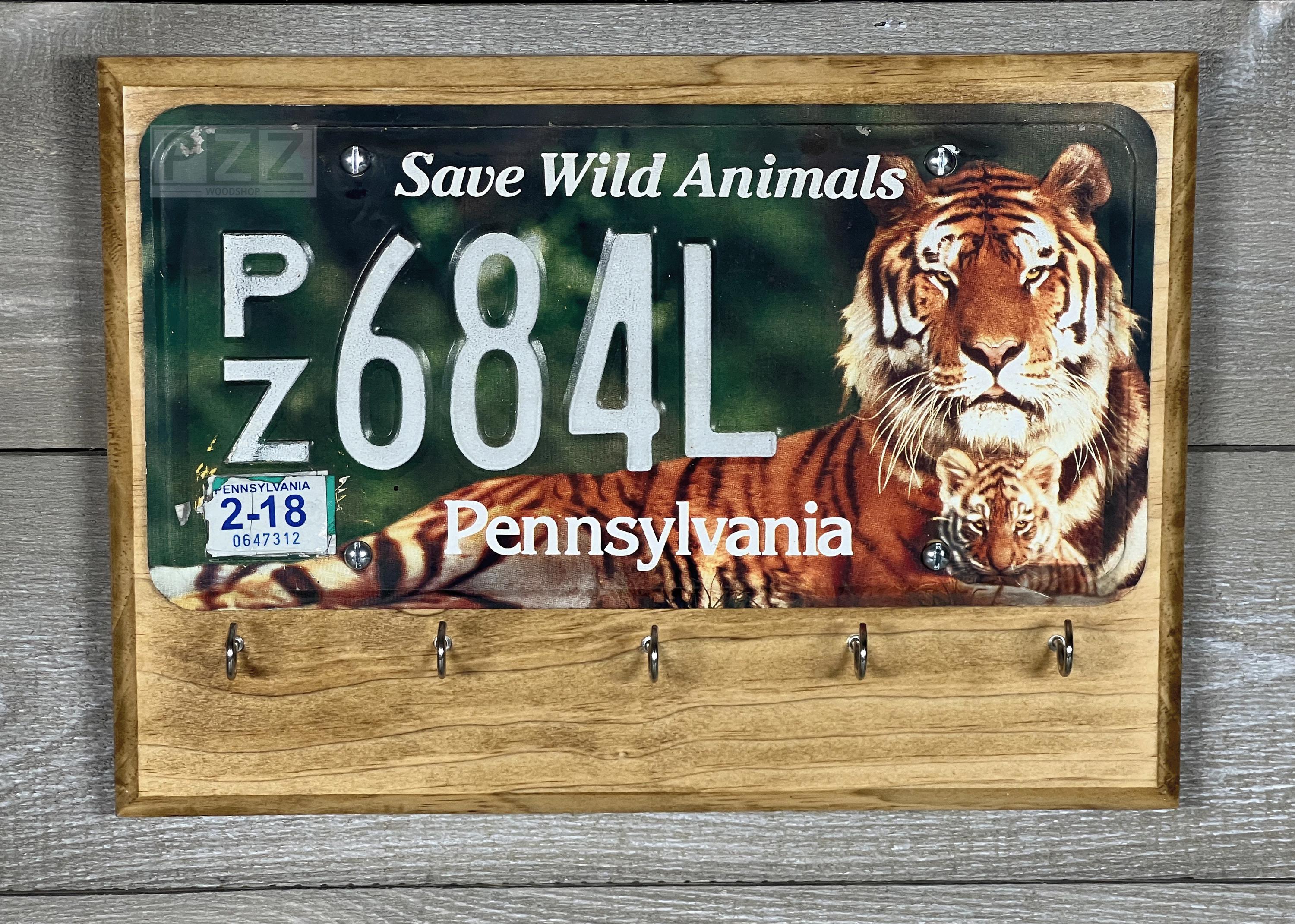 専用です☆当時物USAヴィンテージカード ベビー③⑩＆フラワー①＆アニマル⑧⑨ Pennsylvania- Save Wild Animals- License Plate Key Holder - Etsy