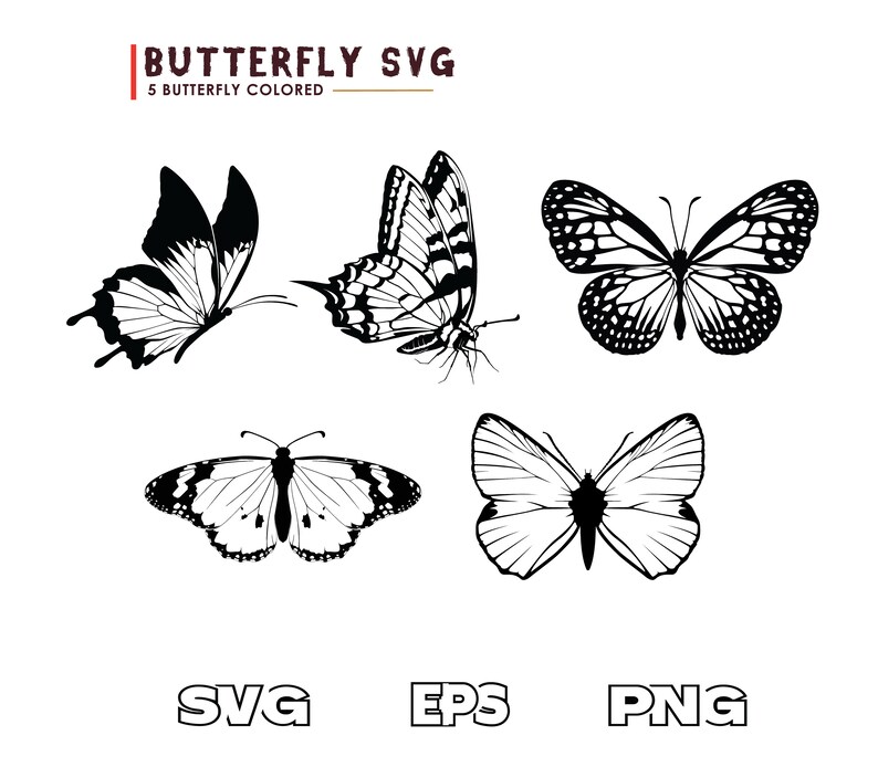 Butterfly Svg Bundle Butterfly SVG Butterfly Clipart - Etsy