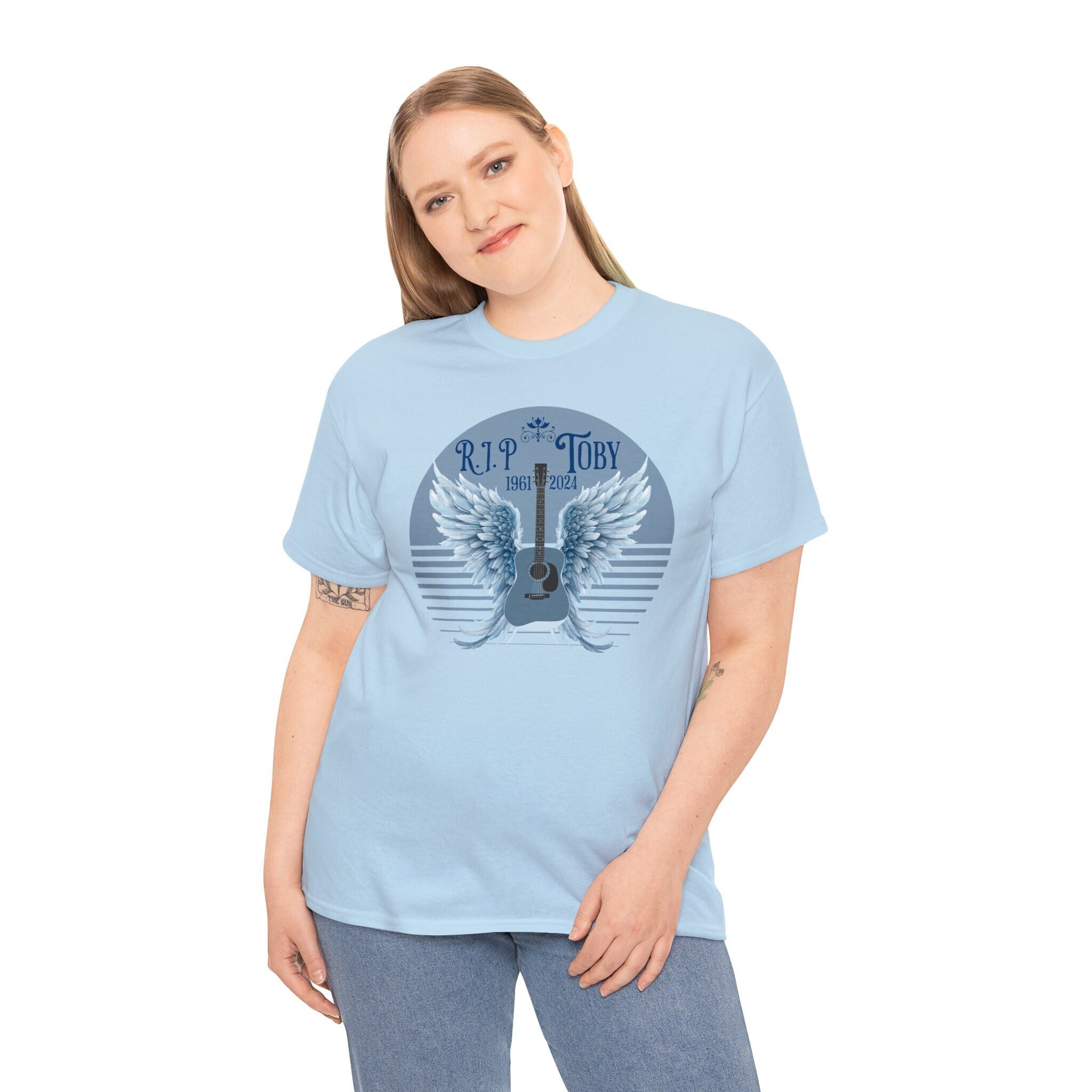 Remembrance Toby Kieth Tee. Angle Wings Toby Kieth Tribute Shirt 2024