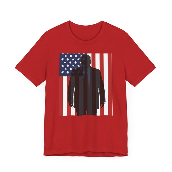 Trump Patriot Shadow Flag Tee  Make America Great Again shirt,gift for conservative voters , patriot tee shirt , gift for dad , gift for mom
