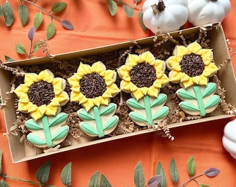 Sunflower Cookie Gift Box Set (California shipments only)