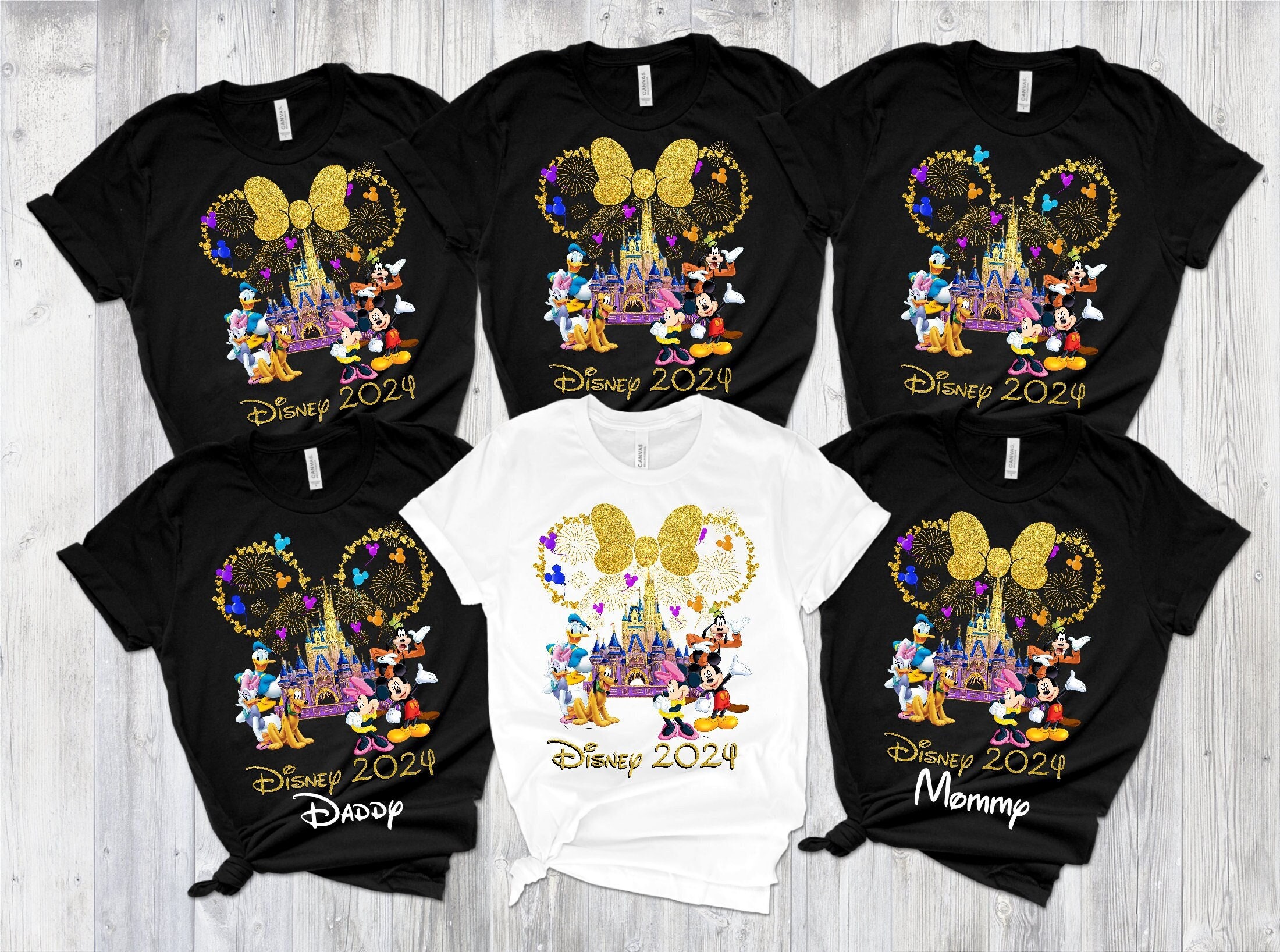 Disney Castle 2024 Shirts, Custom 2024 Disney Family Vacation Shirt