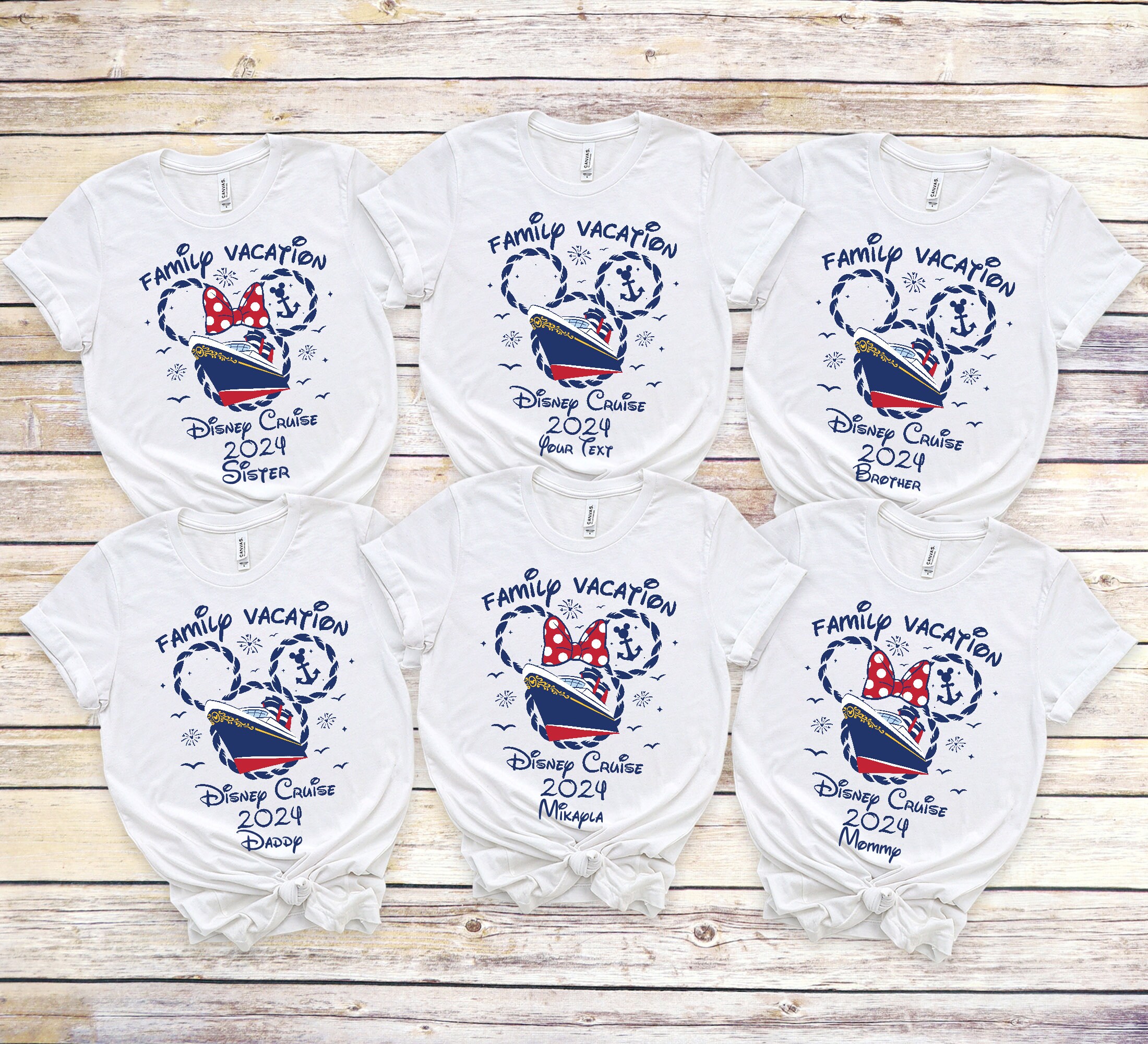 2024 Disney Family Vacation Shirts, Disney Cruise 2024 Shirts sold by