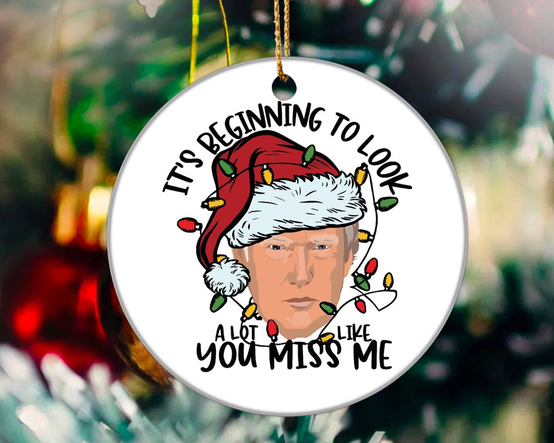 Donald Trump Christmas Ornament Donald Trump Christmas Gift Etsy