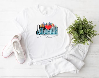 Kolumbien Shirt, Kolumbien Liebhaber Shirt, Latein Geschenk, Kolumbien Geschenk, kolumbianisches Hemd, Camisa de Kolumbien, Republik Kolumbien, Kolumbien Geschenk