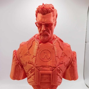 Gordon Freeman (Half Life) - 3D Printed Sculpture