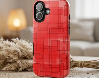 Phone Case for iPhone, Samsung Galaxy & Pixel (iPhone 17 Pro Max Case, S26 Ultra Case) - Geometric Pattern