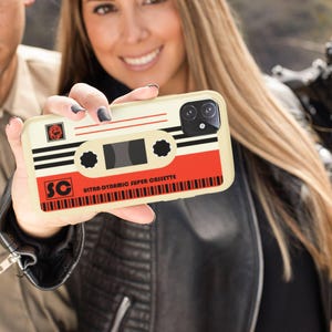 Retro Cassette Tape Phone Case - Vintage 80s Style for iPhone, Samsung & Pixel. Music Lover Gift - Tough Protective Cover