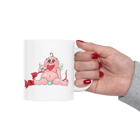 Valentines Day Solo Mug | Dating & Single, Cupid Mug for Singles