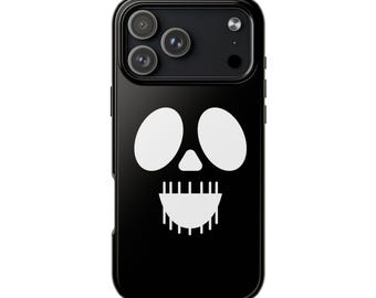 Black iPhone Case: Impact Resistant, Skull Design