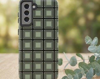 Geometric Pattern Phone Case for iPhone, Samsung Galaxy, Pixel (iPhone 17 Pro Max Case, S26 Ultra Case, etc)