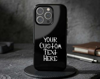 Custom Phone Case for iPhone, Samsung, Pixel | Alternative Emo Gothic | iPhone 17 Pro Max case, S26 Ultra, etc | Personalized Gift for Her