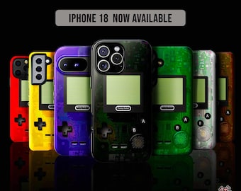 Retro Video Game Phone Case: Nostalgic Design, Protective Armor for iPhone (MagSafe Optional), Pixel, Galaxy | iPhone 17 Pro Max Case, etc