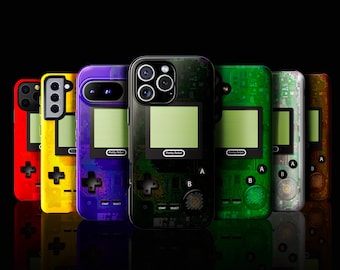 Retro Video Game Phone Case: Nostalgic Design, Protective Armor for iPhone (MagSafe Optional), Pixel, Galaxy | iPhone 17 Pro Max Case, etc