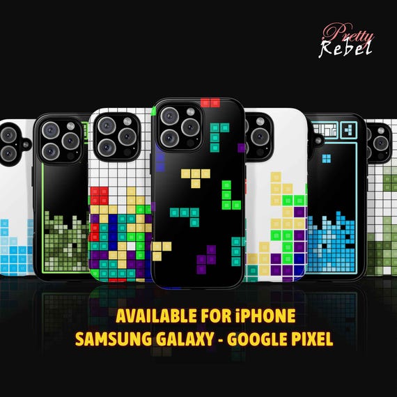 Gamers Phone Case for iPhone, Samsung Galaxy or Google Pixel | Retro Gaming Phone Cover | Vintage, Old School Gamer Gift | 10 Design Options