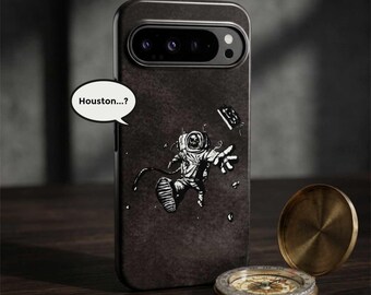 Drifting in Space Art Phone Case, Pretty Rebel Original Design: iPhone, Samsung, Pixel (iPhone 17 Pro Max case, S26 Ultra case, etc)